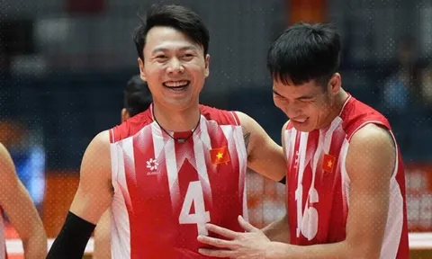Bóng chuyền nam Việt Nam quật ngã Indonesia ở ASIAD