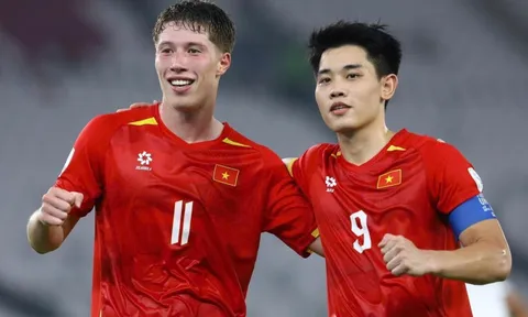 Phản ứng của Williams Minh Hoàng khi ghi bàn đầu tiên cho Việt Nam
