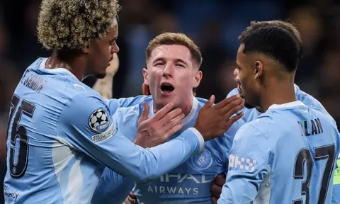 Man City vùi dập đối thủ 5-1 ở Champions League