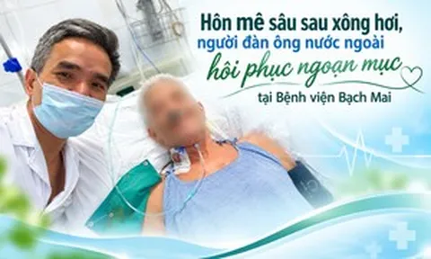 Xông hơi hơn 1 giờ gây suy đa tạng, du khách Mỹ được bác sĩ Bạch Mai cứu sống