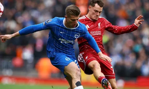 Liverpool kéo Brighton xuống mặt đất