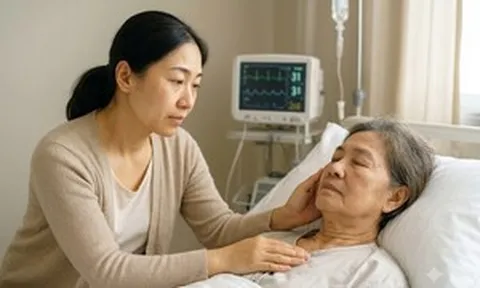 Mẹ mắc ung thư, con gái sút 7kg, phải đi khám tâm thần