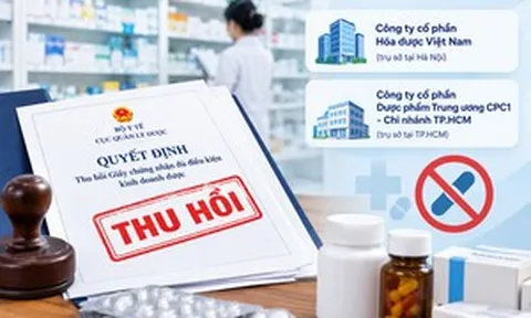 2 công ty đề nghị Bộ Y tế thu hồi giấy phép kinh doanh dược