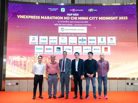 Lễ công bố thông tin và lộ trình giải đấu "VnExpress Marathon Ho Chi Minh City Midnight 2023"