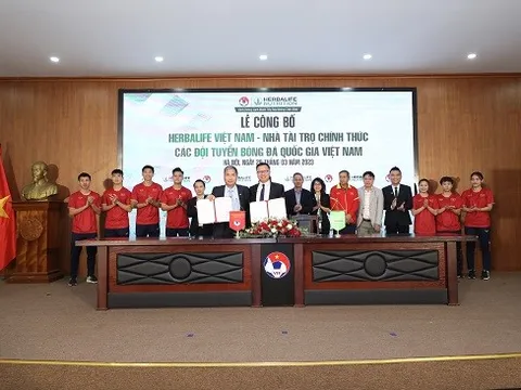 Herbalife Việt Nam là Nhà tài trợ Chính thức cho các Đội tuyển Bóng đá quốc gia Việt Nam