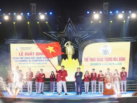 Herbalife đồng hành cùng Lễ xuất quân Đoàn Thể Thao Việt Nam tham dự SEA Games 32 tại Campuchia