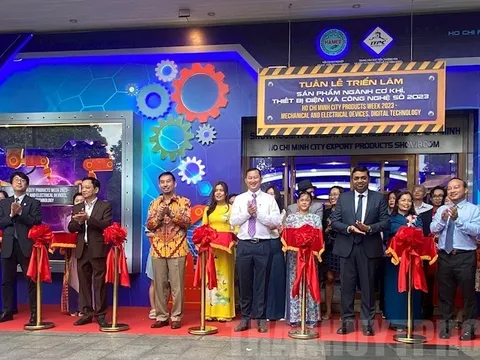 Chính thức khai mạc Tuần lễ triển lãm sản phẩm ngành cơ khí, thiết bị điện và công nghệ số năm 2023