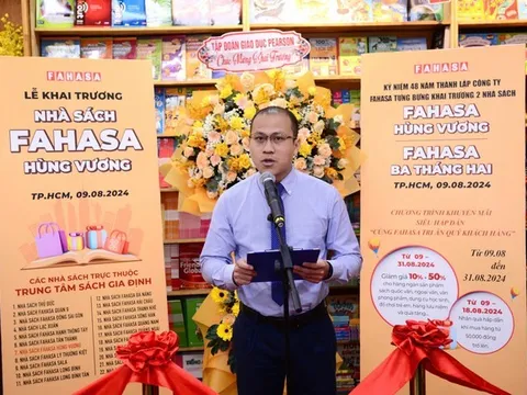 FAHASA tưng bừng khai trương 02 nhà sách mới tại TP.HCM