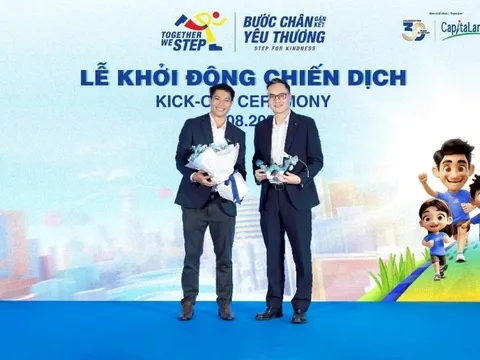 CapitaLand Development khởi động chiến dịch “Bước chân gắn kết yêu thương” tại Hà Nội, cam kết hỗ trợ 30.000 đô la Mỹ đến trẻ em đường phố và học sinh có hoàn cảnh khó khăn