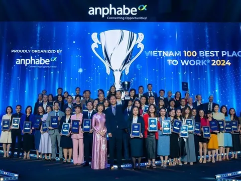 Anphabe chính thức công bố bảng xếp hạng 100 Nơi Làm Việc Tốt Nhất Việt Nam® 2024
