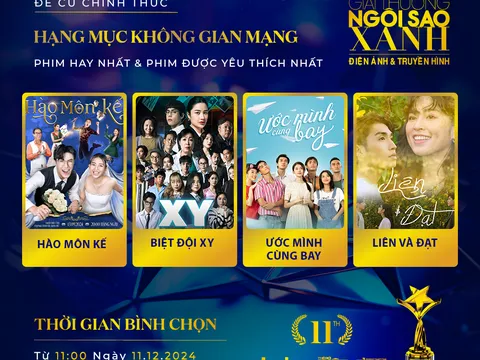 Giải thưởng Ngôi Sao Xanh 2024 công bố những đề cử đầu tiên hạng mục Không  Gian Mạng