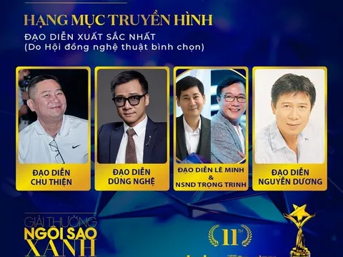 Hạng mục Truyền hình thêm 2 giải mới cho diễn viên phụ đẩy cuộc đua Ngôi Sao Xanh 2024 lên cao trào
