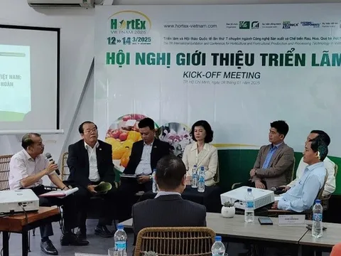 Triển lãm Quốc tế Chuyên ngành Công nghệ Sản xuất và Chế biến Rau, Hoa, Quả lần thứ 7 sẽ diễn ra từ ngày 12-14/03/2025