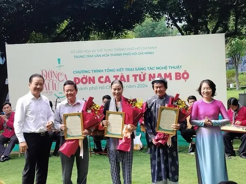 Lễ Trao giải Trại sáng tác Nghệ thuật Đờn ca tài tử Nam Bộ TPHCM năm 2024
