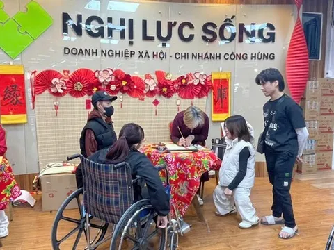 Công ty Cổ phần Nghị Lực Sống tổ chức Hội chợ Tết 0 Đồng, tặng suất quà tết cho người khuyết tật và người yếu thế