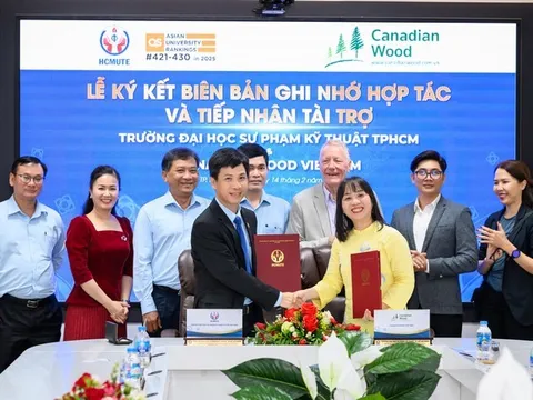 Canadian Wood Việt Nam Đồng Hành Cùng Trường Đại Học Sư Phạm Kỹ Thuật TP.HCM  Truyền Cảm Hứng Về Phát Triển Bền Vững Đến Thế Hệ Trẻ
