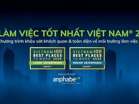 Anphabe khởi động chương trình Nơi làm việc tốt nhất Việt Nam® 2025