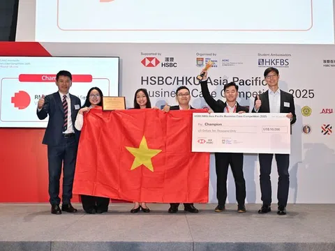 Đại học RMIT Việt Nam vô địch khu vực Châu Á – Thái Bình Dương Cuộc thi Giải quyết Tình huống Kinh doanh HSBC năm thứ 10