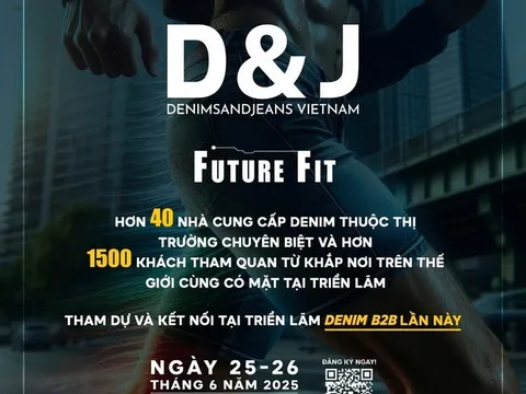 Denimsandjeans Vietnam 2025 – Triển lãm kết nối các “ông lớn” ngành denim toàn cầu với các thương hiệu nội địa Việt Nam sẽ diễn ra vào ngày 25 - 26/06/2025 tại Riverside Riverside Palace,  Quận 4, TP. Hồ Chí Minh.