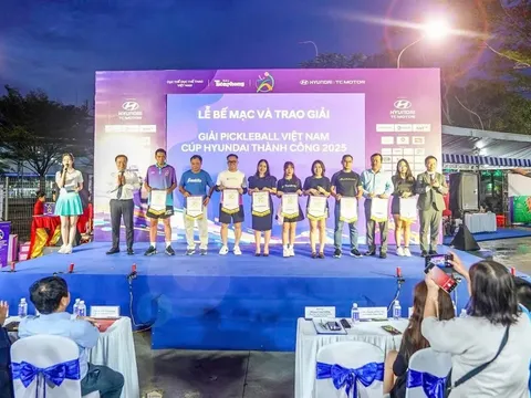 Bế mạc và trao giải Pickleball Việt Nam – Cúp Hyundai Thành Công 2025