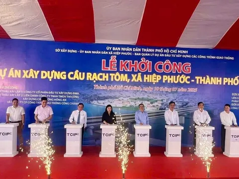 Khởi công cầu Rạch Tôm nối liền TP.HCM và Tây Ninh sau nhiều lần tạm hoãn