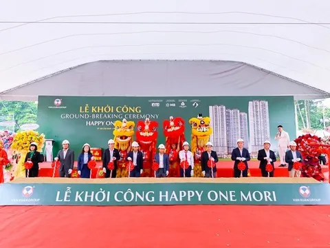 Vạn Xuân Group chính thức Khởi công dự án Happy One Mori