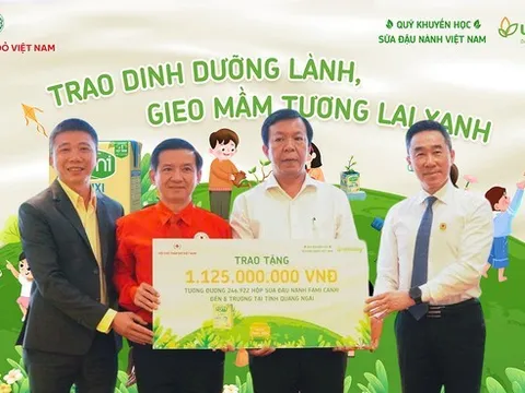 “Sữa đậu nành học đường” - Hành trình 10 năm bền bỉ trao dinh dưỡng lành, gieo mầm tương lai xanh