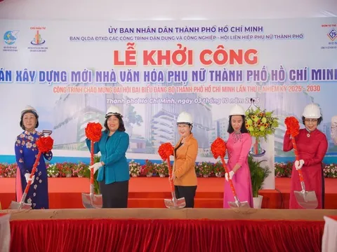 TP.HCM chính thức khởi công dự án xây mới Nhà Văn hoá Phụ Nữ TP.HCM – cơ sở 1 tại phường Nhiêu Lộc