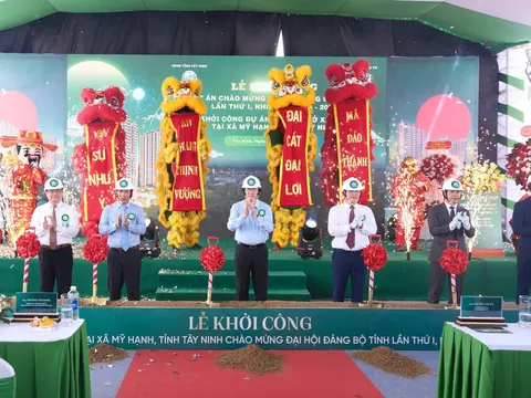 Khởi công xây dựng Dự án Khu nhà ở xã hội tại xã Mỹ Hạnh, tỉnh Tây Ninh có tổng vốn đầu tư hơn 1.638 tỷ đồng