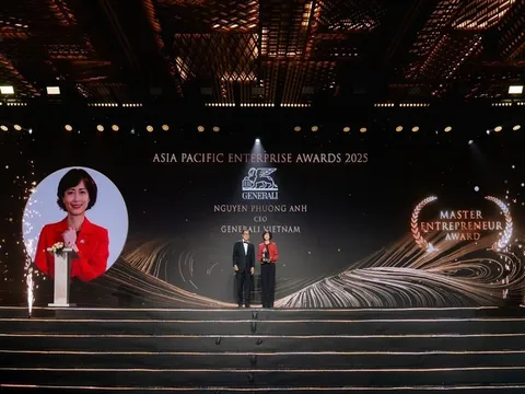 Generali Việt Nam lập “hat-trick” 03 giải thưởng tại Asia Pacific Enterprise Awards 2025