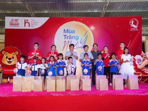 Generali Việt Nam mang "Mùa trăng như ý" đến trẻ em An Giang