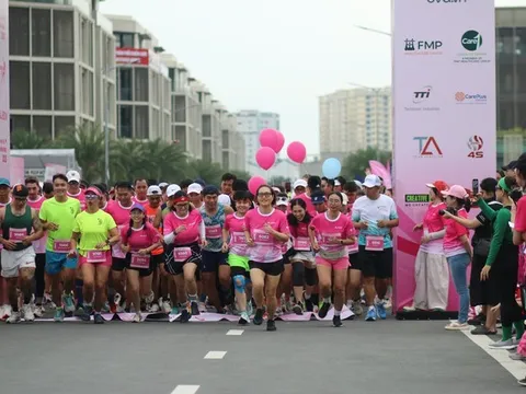 Giải Chạy Hồng 2025: Chung nhịp chạy, nối dài nghị lực sống