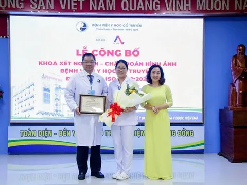 Khoa Xét nghiệm – Chẩn đoán hình ảnh Bệnh viện Y học Cổ truyền TP.HCM đạt chuẩn ISO 15189:2022