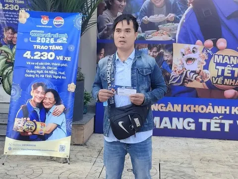 Chương trình “Mang Tết về nhà năm 2026” - Chính thức trao tận tay vé xe miễn phí cho sinh viên, thanh niên công nhân và người lao động