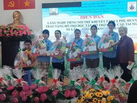 Hội Bảo trợ trẻ em Thành phố lắng nghe tiếng nói của trẻ em khuyết tật và người chăm sóc trẻ khuyết tật