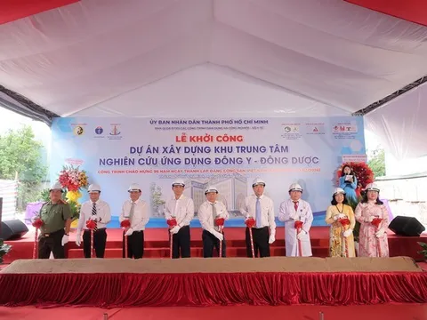 Viện Y dược học Dân tộc TP.HCM khởi công xây dựng Khu Trung tâm Nghiên cứu Ứng dụng Đông y - Đông dược