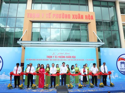 Khánh thành Trạm Y tế phường Xuân Hòa và triển khai thí điểm mô hình "Đội chăm sóc sức khỏe liên tục gắn với địa bàn - y tế gia đình"