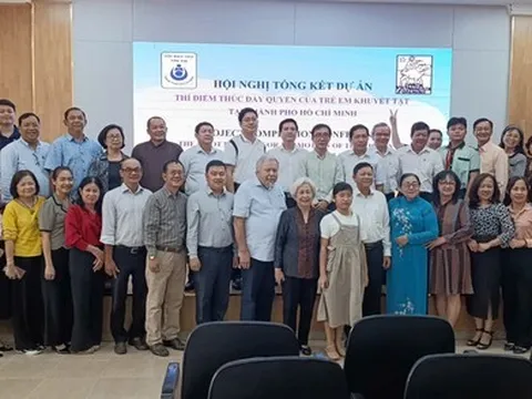 Hội Bảo trợ trẻ em TP.HCM kiến nghị duy trì dự án thúc đẩy quyền trẻ em khuyết tật lên 3 năm