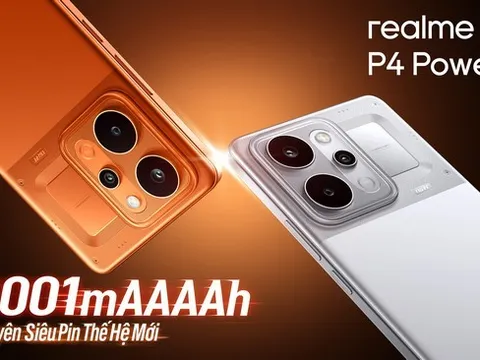 realme P4 Power chính thức ra mắt: Smartphone “Siêu Pin 10001 mAh” lần đầu tiên có mặt tại Việt Nam