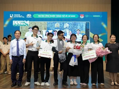Đại học Công nghiệp TP.HCM (IUH): Trao giải 10 đội thi xuất sắc nhất cuộc thi InnoGreenLife 2026
