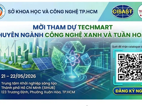Mời tham dự Techmart chuyên ngành Công nghệ Xanh và Tuần hoàn 2026
