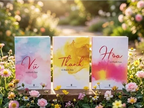 Nhà thơ Vũ Thanh Hoa cùng lúc ra mắt bộ ba tập thơ mang tên chính mình