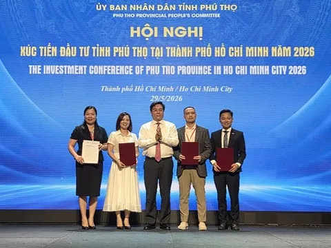 Hội nghị xúc tiến đầu tư tỉnh Phú Thọ năm 2026 tại Thành phố Hồ Chí Minh