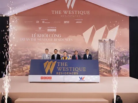 VCRE khởi công dự án The Westique Residences, bổ sung nguồn cung căn hộ cao cấp giới hạn tại khu Tây TP.HCM