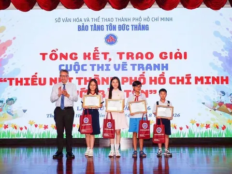 92 tác phẩm đạt giải tại Cuộc thi vẽ tranh “Thiếu nhi Thành phố Hồ Chí Minh với Bác Tôn” lần thứ XX