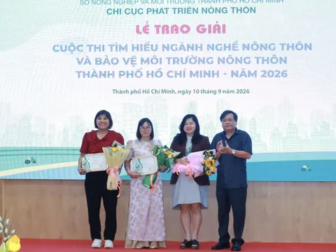 TP.HCM trao 22 giải thưởng cho các tác giả có tác phẩm xuất sắc tại cuộc thi viết về ngành nghề nông thôn và bảo vệ môi trường
