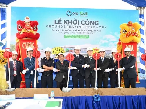 OJI Group khởi công nhà máy bao bì hộp giấy tiệt trùng 110 Triệu USD tại Việt Nam
