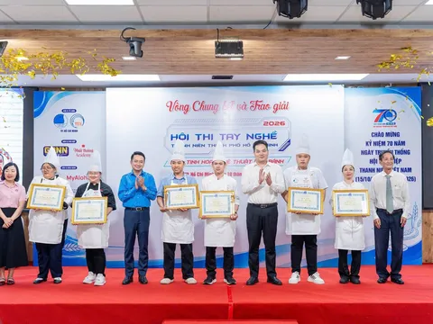 TP.HCM trao giải Hội thi tay nghề thanh niên năm 2026 với chủ đề “Tinh hoa nghệ thuật làm bánh”
