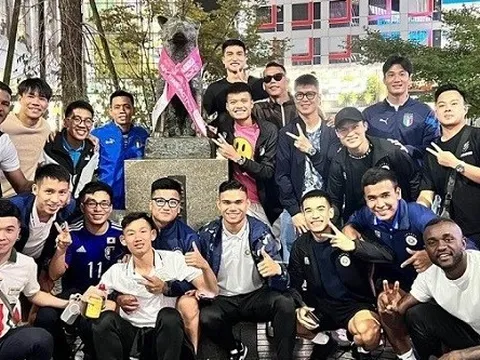 AFC Champions League: Cầu thủ CLB Hà Nội tranh thủ dạo chơi, khám phá Nhật Bản