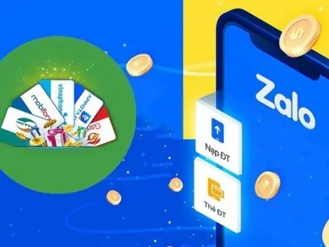 Nạp card điện thoại trên Zalo siêu đơn giản, tiện lợi